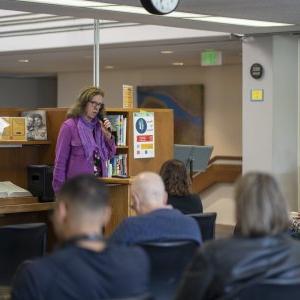 Reading at Saint Mary's Pause for Poetry.